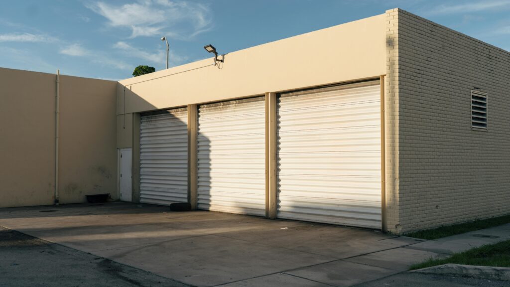 Commercial garage door service